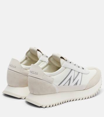 Pacey2 suede-trimmed sneakers | Moncler