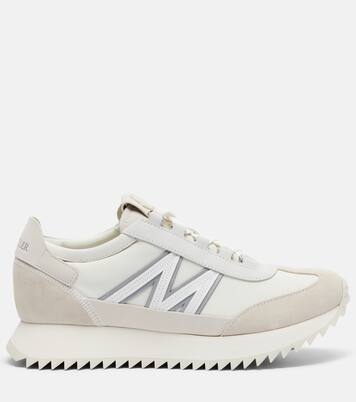 Pacey2 suede-trimmed sneakers | Moncler