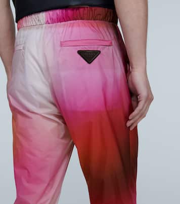 Pantalon technique imprimé | Prada