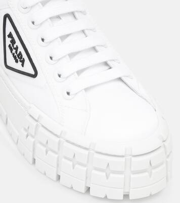 Wheel gabardine sneakers | Prada