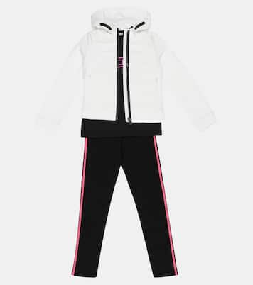 Down and cotton cardigan | Moncler Enfant