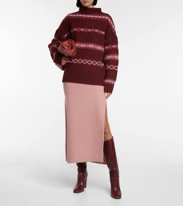 Wetherby wool-blend midi skirt | Altuzarra