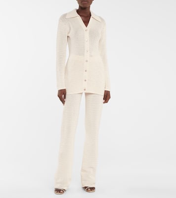 Evelyn cotton-blend cardigan | Nanushka