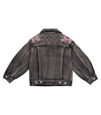 Veste en jean brodée | Monnalisa