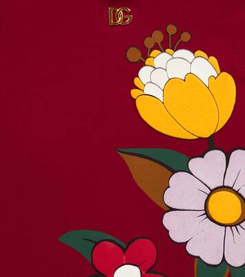 Pull en coton à fleurs | Dolce&Gabbana Kids