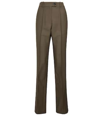 High-Rise-Hose aus einem Wollgemisch | Peter Do