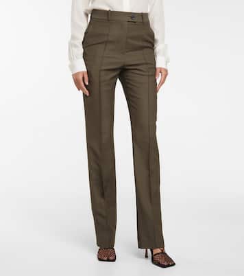 High-Rise-Hose aus einem Wollgemisch | Peter Do