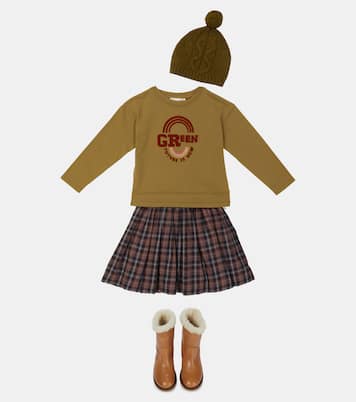 Cotton fleece sweatshirt | Bonpoint