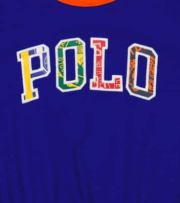Logo cotton jersey playsuit | Polo Ralph Lauren Kids