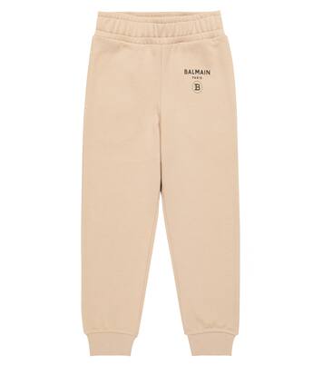 Logo cotton sweatpants | Balmain Kids