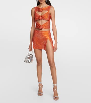 Verziertes Cropped-Top | Giuseppe di Morabito