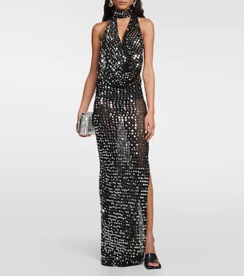 Maxikleid Bellico mit Pailletten | Aya Muse