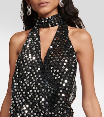 Maxikleid Bellico mit Pailletten | Aya Muse