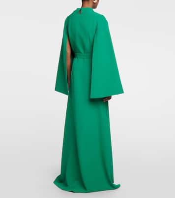 Maxikleid aus Crêpe | Safiyaa