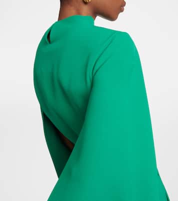 Maxikleid aus Crêpe | Safiyaa