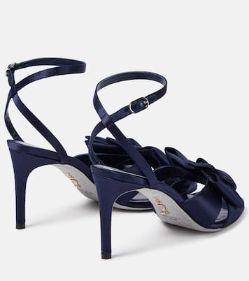 Verzierte Pumps aus Satin | Rene Caovilla