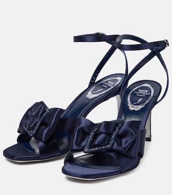 Verzierte Pumps aus Satin | Rene Caovilla