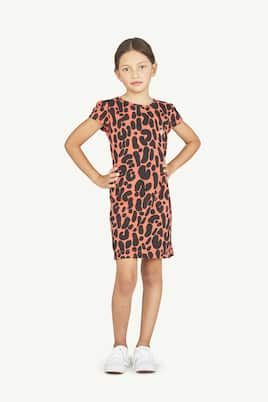 Flamingo printed cotton dress | The Animals Observatory