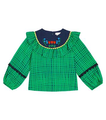 Striped embroidered top | Stella McCartney Kids