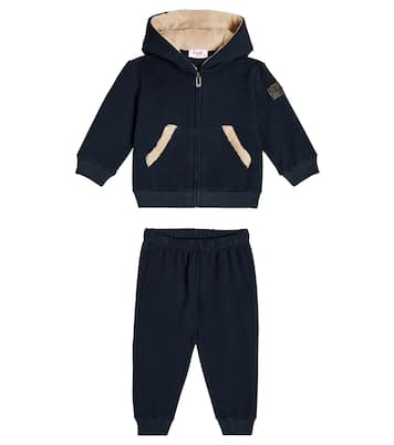Baby cotton-blend tracksuit | Il Gufo