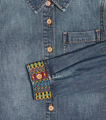 Embroidered denim shirt | Scotch & Soda Kids
