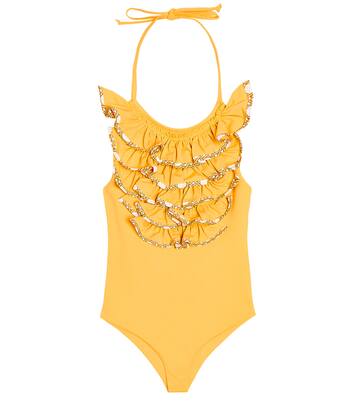 Aman ruffle-trimmed swimsuit | Marysia Bumby