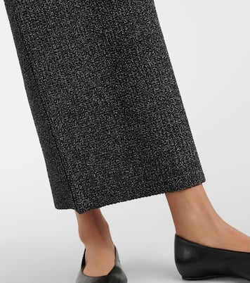 Off-Shoulder-Maxikleid aus Strick | Toteme