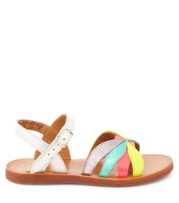 Plagette Oto leather sandals | Pom d'Api