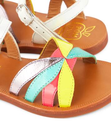 Plagette Oto leather sandals | Pom d'Api