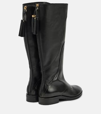 Tassel leather knee-high boots | See By Chloé