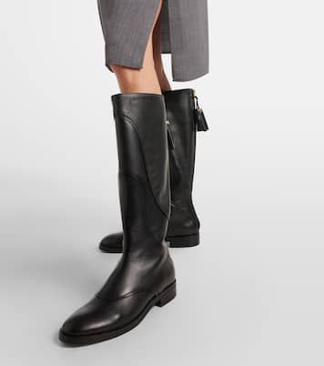 Tassel leather knee-high boots | See By Chloé