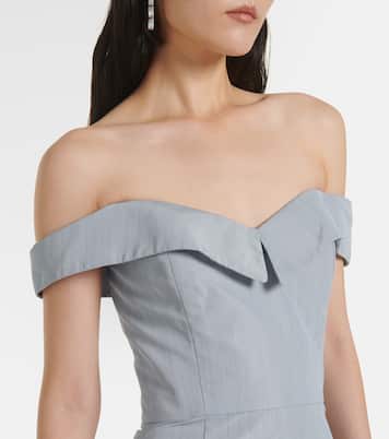 Off-Shoulder-Robe Sarika aus Taft | Markarian