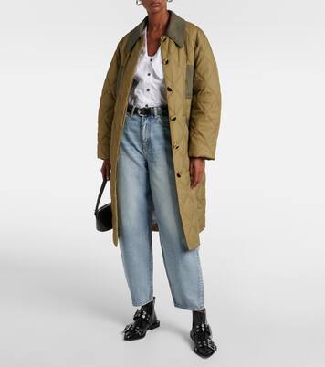 Jean barrel à taille haute | Ganni