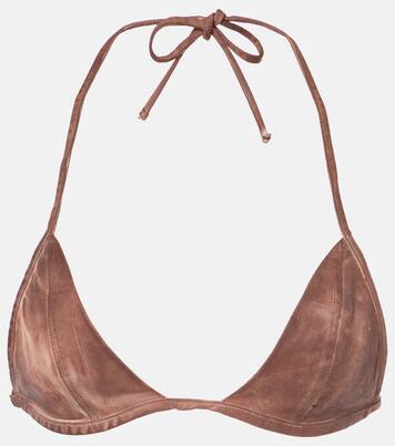 Denim bra top | Rick Owens