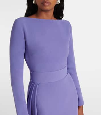 Shayla crêpe gown | Solace London