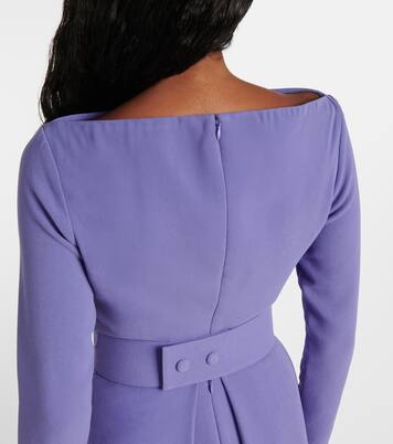 Shayla crêpe gown | Solace London