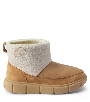 Youth Sorel Explorer III leather boots | Sorel Kids