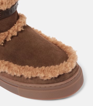 Shearling-lined suede ankle boots | Inuikii