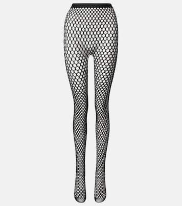x RHW Web wool-blend tights | Wardrobe.NYC