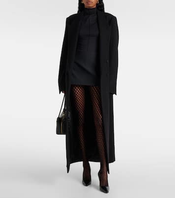 x RHW Web wool-blend tights | Wardrobe.NYC