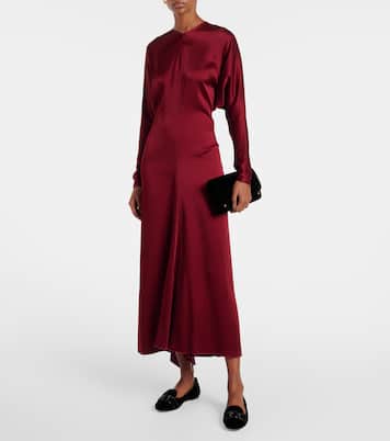 Kate crystal-embellished velvet ballet flats | Tod's