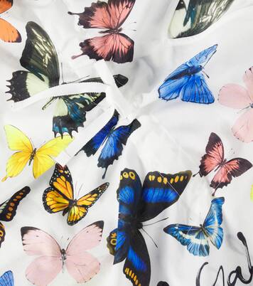 Robe de plage imprimée en coton | Dolce&Gabbana Kids