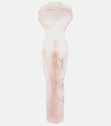 Robe longue Le Classique en résille | Jean Paul Gaultier