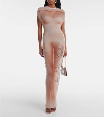 Robe longue Le Classique en résille | Jean Paul Gaultier