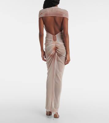 Robe longue Le Classique en résille | Jean Paul Gaultier