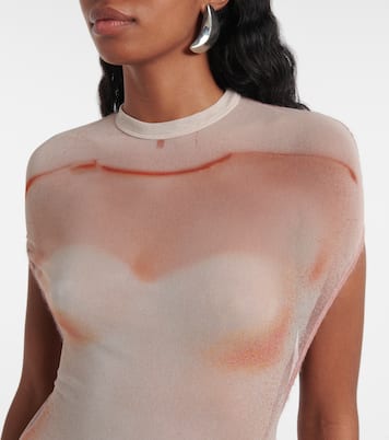 Robe longue Le Classique en résille | Jean Paul Gaultier