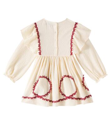 Besticktes Kleid Fee aus Baumwolle | Konges Sløjd