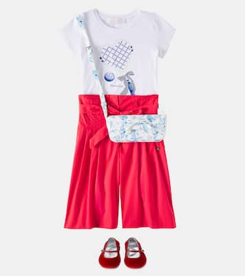 T-shirt imprimé en coton mélangé | Monnalisa