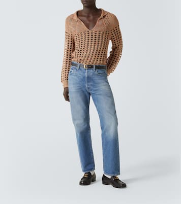 Open-knit linen and cotton sweater | Valentino