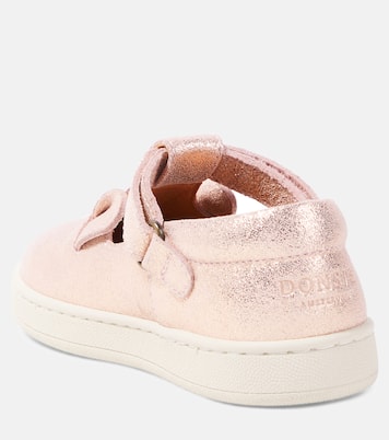 Esterre metallic leather flats | Donsje